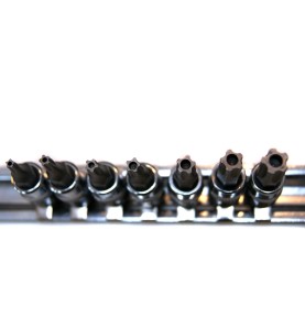 ZESTAW KLUCZY TRZPIENIOWYCH 1/4 TORX-5 SAFE 7 CZ.