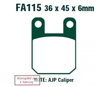 KLOCKI HAM. MOTO. APRILIA 280 CLIMBER (94-96)