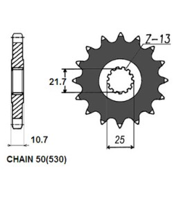 ZBATKA NAPDOWA PRZD MOTO. SUNSTAR