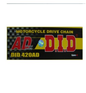 ACUCH NAPDOWY MOTO. DID 420 BEZ O-RING (1814DAN) (ROZKUTY+OGNIWO)