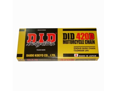 ACUCH NAPDOWY MOTO. DID 420 BEZ O-RING (ROZKUTY+OGNIWO)