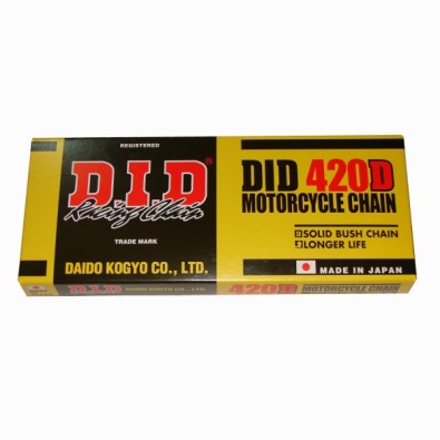 ACUCH NAPDOWY MOTO. DID 420 BEZ O-RING (ROZKUTY+OGNIWO)