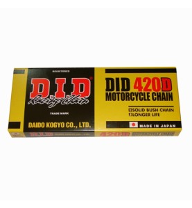 ACUCH NAPDOWY MOTO. DID 420 BEZ O-RING (ROZKUTY+OGNIWO)