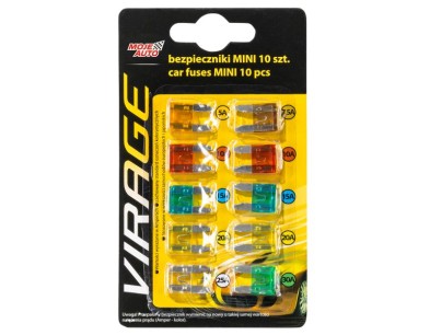 BEZPIECZNIKI PYTKOWE MINI ZESTAW 10 SZT.