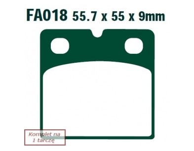 KLOCKI HAM. MOTO.  BMW K1200 GT (03-06)/  K1100 RS (ABS) (92-96)/  K1 (BEZ ABS) (88-93)