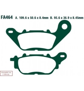 KLOCKI HAM. MOTO.  YAMAHA YBR 125 (10-14)