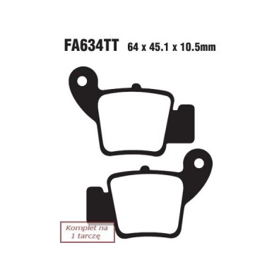 KLOCKI HAM. MOTO. AJP PR3 125 ENDURO (12-14)