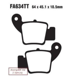 KLOCKI HAM. MOTO. AJP PR3 125 ENDURO (12-14)