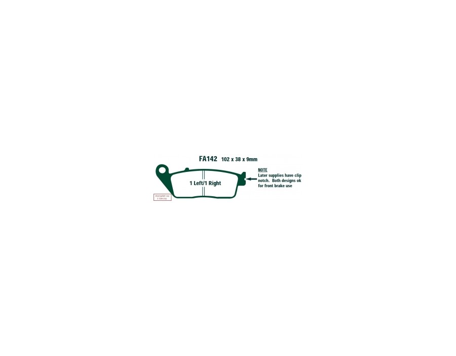 KLOCKI HAM. MOTO.  PEUGEOT SATELIS 500 (07-12)