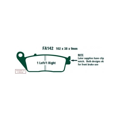 KLOCKI HAM. MOTO.  PEUGEOT SATELIS 500 (07-12)