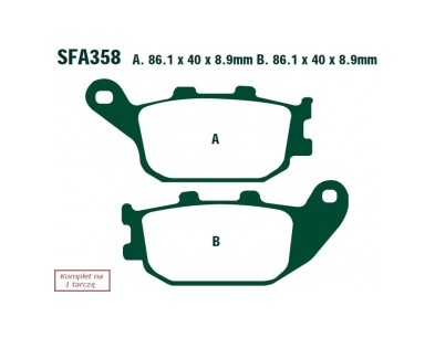 KLOCKI HAM. MOTO. HONDA NSS 250 FORZA/FORZA-ST/S/T/JAZZ/REFLEX  (00-04)