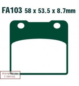 KLOCKI HAM. MOTO.  SUZUKI VS 400 INTRUDER (94-)/  GSX 250 (87)