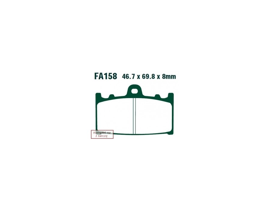 KLOCKI HAM. MOTO.  SUZUKI GSX 1250 SPORTS TOURING (10-14)/  GSF 1250 (BEZ ABS) (07-11)/  GSF 1200 ( -6)