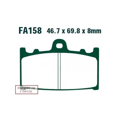 KLOCKI HAM. MOTO.  SUZUKI GSX 1250 SPORTS TOURING (10-14)/  GSF 1250 (BEZ ABS) (07-11)/  GSF 1200 ( -6)