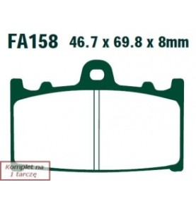 KLOCKI HAM. MOTO.  SUZUKI GSX 1250 SPORTS TOURING (10-14)/  GSF 1250 (BEZ ABS) (07-11)/  GSF 1200 ( -6)