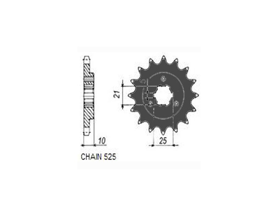 ZBATKA NAPDOWA PRZD MOTO. SUNSTAR