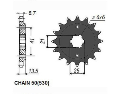 ZBATKA NAPDOWA PRZD MOTO. SUNSTAR