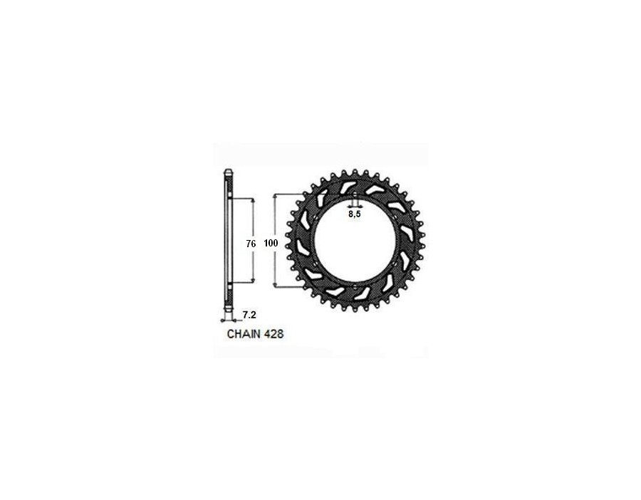 ZBATKA NAPDZANA TY MOTO. SUNSTAR