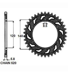 ZBATKA NAPDZANA TY MOTO. SUNSTAR