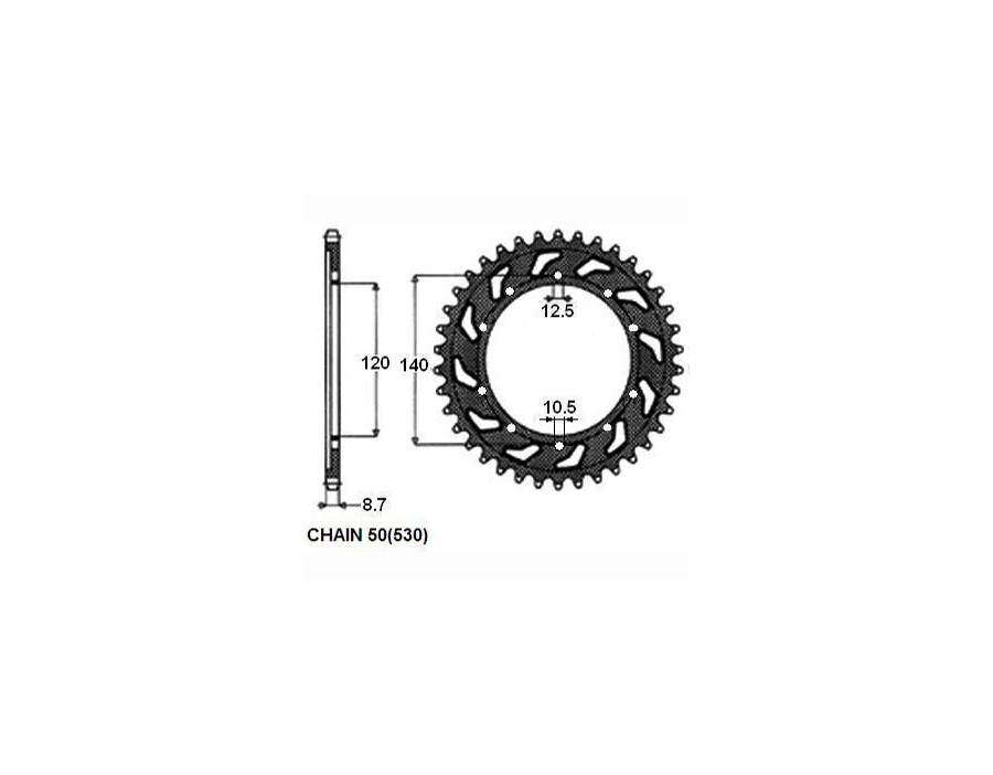ZBATKA NAPDZANA TY MOTO. SUNSTAR