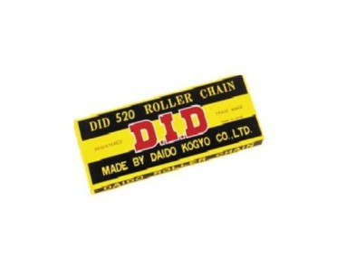 ACUCH NAPDOWY MOTO. DID 520 BEZ O-RING (3020DAN) (ROZKUTY+OGNIWO)