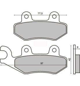 KLOCKI HAM. MOTO. KYMCO VITALITY 50CC