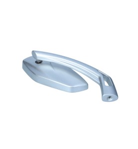 LUSTERKO MOTO. UNIWERSALNE SREBRNE M10+ADAPTER PRAWE