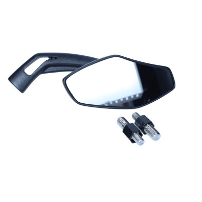 LUSTERKO MOTO.UNIWERSALNE CZARNE M10 PRAWE