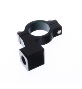 ADAPTER MOCOWANIA LUSTERKA MOTO. M10 CNC CZARNY