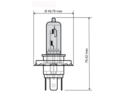 ARWKA MOTO. H4 12V/60/55W BIAA RMS