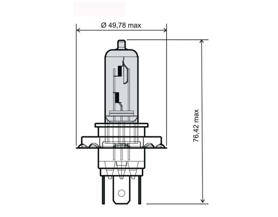 ARWKA MOTO. H4 12V/60/55W BIAA RMS