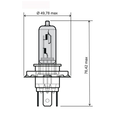 ARWKA MOTO. H4 12V/60/55W BIAA RMS