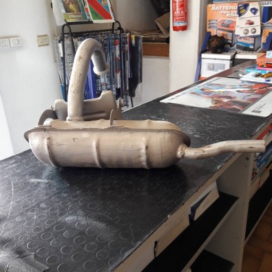 SILENZIATORE MARMITTA TERMINALE SCARICO FIAT 850 FAMILIARE PULMINO - OE 4151534