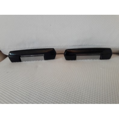 Coppia maniglie post nero cromo Fiat 125 124 - Set rear door handles Fiat 125 124
