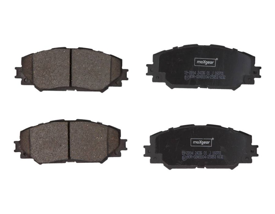 Kit pastiglie freno, Freno a disco