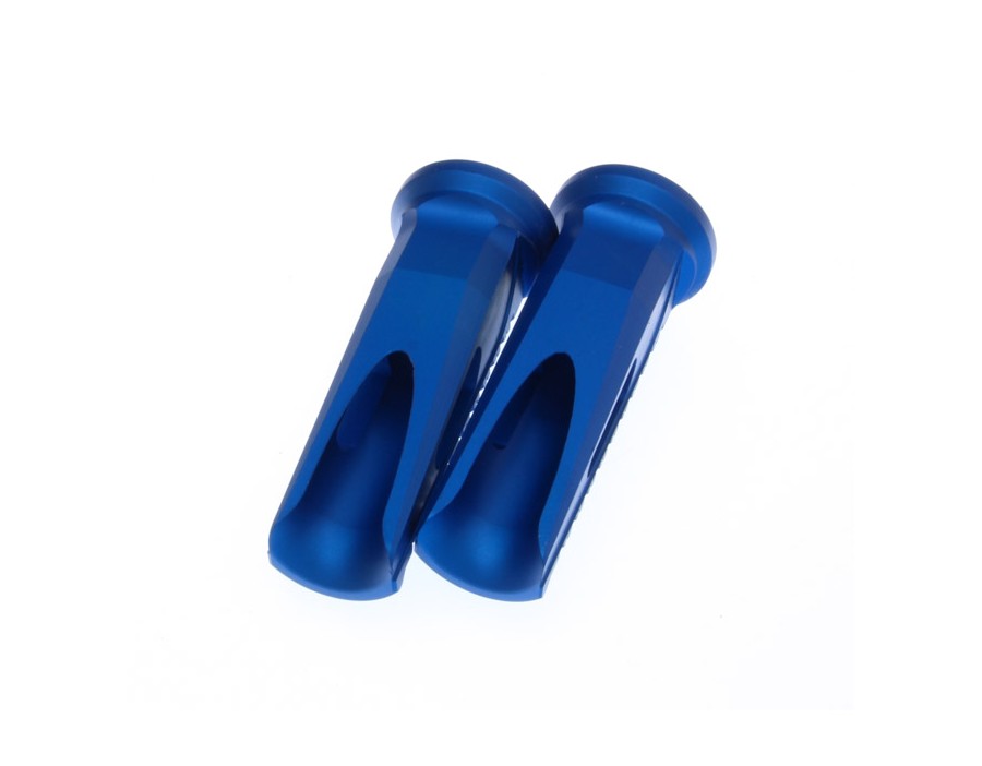 ZESTAW PODNKW MOTO. ALUMINIUM NIEBIESKIE