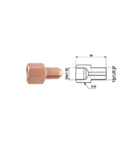 CZNIK PRZEWODW HAM. WEW. M 10X1 SF + ZEW M 12X1