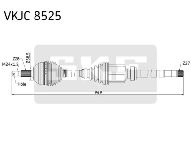 Albero motore/Semiasse