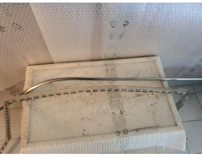 1548556 Modanatura Profilo cromato Ford Capri - Originale Ford - 1548555 Chrome profile molding Ford Capri - Original Ford -