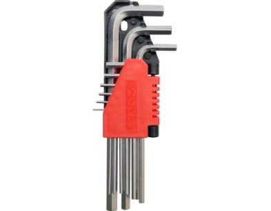 KLUCZE HEX 9CZ. 1,5-10MM CRV