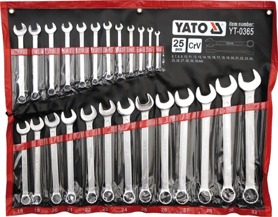 KLUCZE PASKO-OCZKOWE 6-32MM, 25CZ