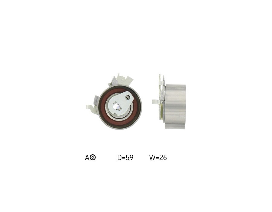 Rullo tenditore, Cinghia dentata