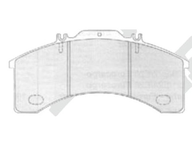 SERIE PASTIGLIE FRENO IMPIANTO KNORR_X87043