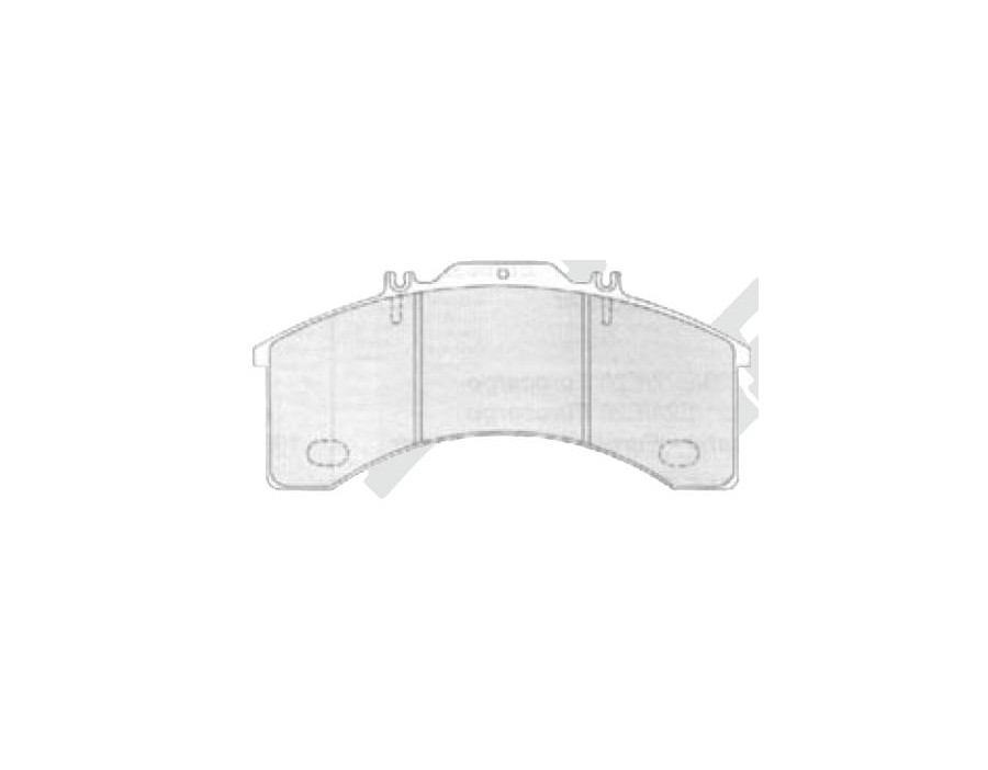 SERIE PASTIGLIE FRENO IMPIANTO KNORR_X87043