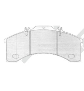 SERIE PASTIGLIE FRENO IMPIANTO KNORR_X87043