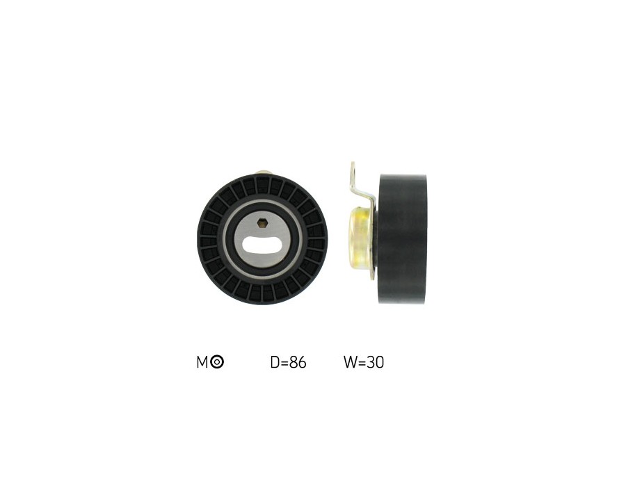 Rullo tenditore, Cinghia dentata