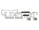 KIT RIPARAZ. FRENO A MANO  96 TURBO 96   35C9 C13 50C11 C13_X89646