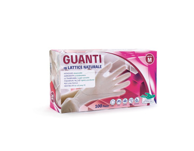 100 GUANTI LATTICE USA E GETTA
