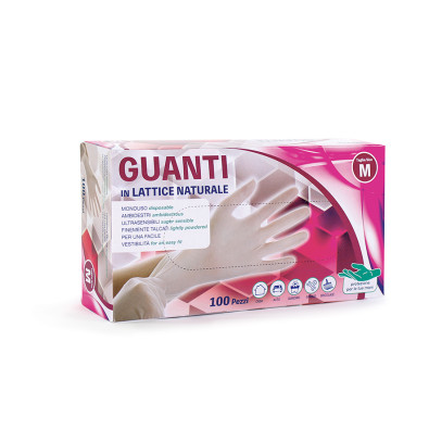 100 GUANTI LATTICE USA E GETTA