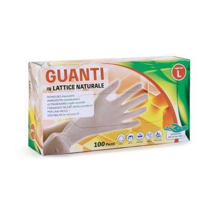 100 GUANTI LATTICE USA E GETTA